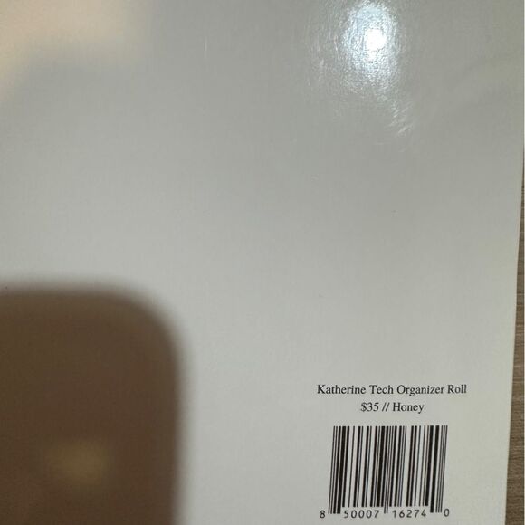 Glass Ladder & Co Katherine Tech Organizer Roll NWT in Honey - Picture 12 of 12